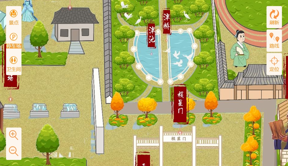 原阳手绘地图景区语音讲解导览系统：智慧景区建设的基石